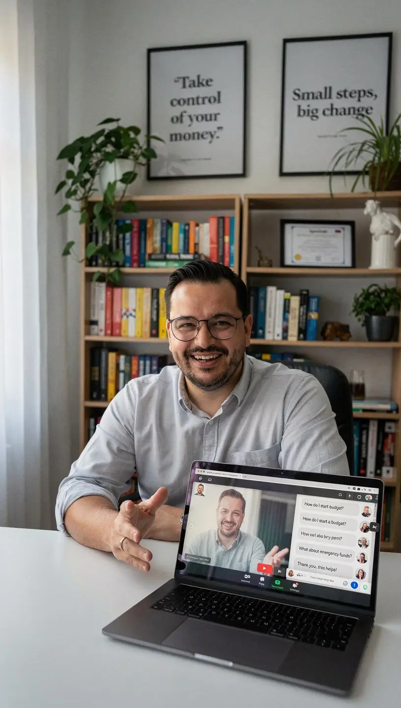 Praktikus pénzkezelési tippek egy jegyzetfüzetben, kézzel írt megjegyzésekkel.